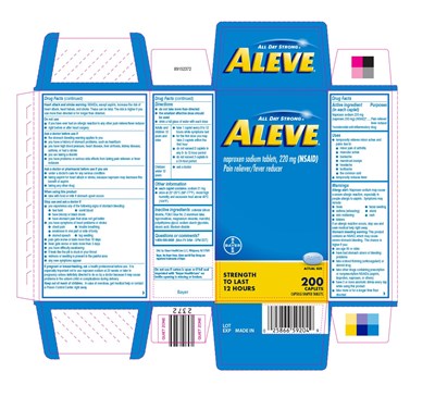 Aleve Caplets Blusheild - 200 Count Carton.jpg PDP - Aleve Caplets Blusheild 200 Count Carton